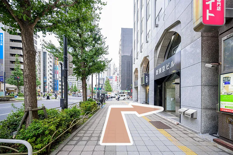 右手に当院がございます。